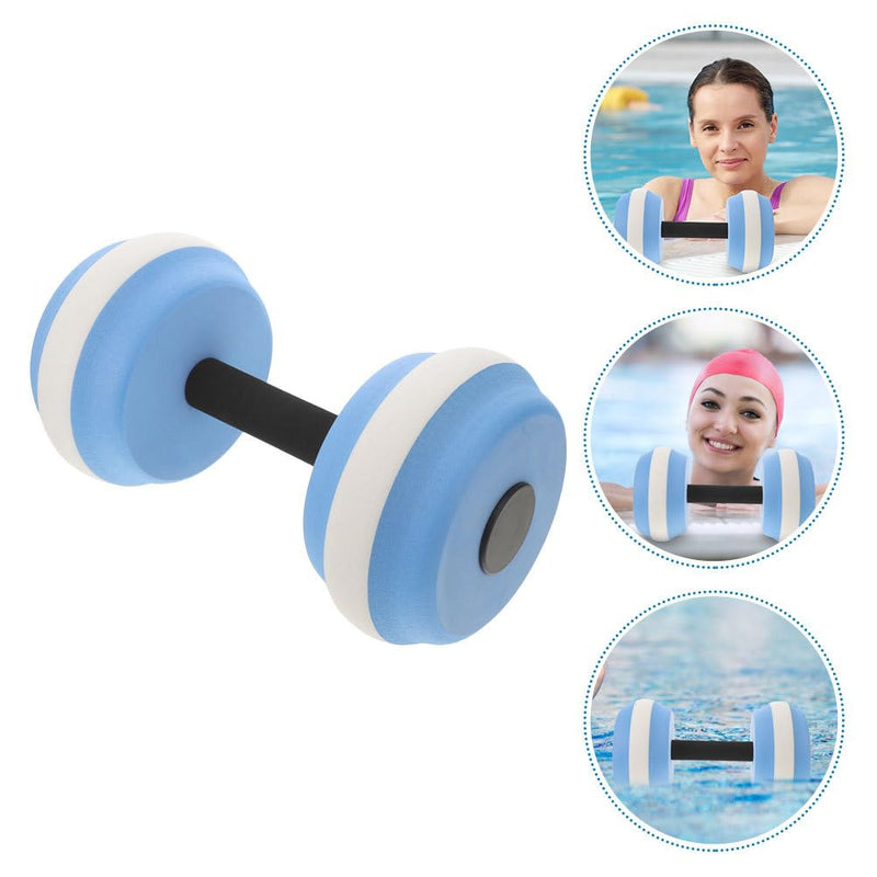 Sosoport Water Weight Dumbbell Set Water Floating Dumbbell Exercise Weight for Pool Exercise 10.2X5.5X5.5in