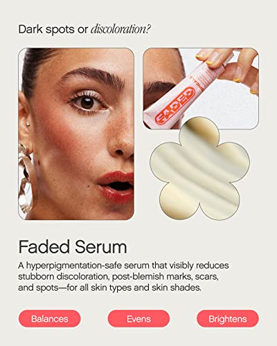 Topicals, Faded Brightening Serum, Reduces Discoloration, 0.5 Fl Oz 0.5 Fl Oz (Pack of 1)