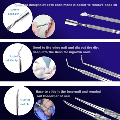 Ingrown Toenail File and Lifters Set(6pcs) 6PCS