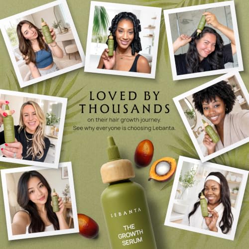 Lebanta Batana Oil For Hair - 100% Pure, Raw & Natural Blend With Organic Castor, Pumpkin Seed, Coconut and Rosemary Oil - Thicker, Stronger Looking Hair For Men & Women Scalp - 4 FL OZ 4 Fl Oz (Pack of 1)