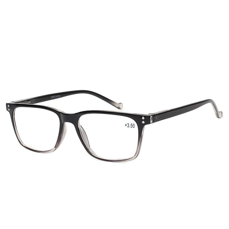 JOSCHOO 5 Pack Reading Glasses Men Women Spring Hinges Comfortable Glasses for Reading (5 Mix, 2.0) 5 Mix 2.0 x