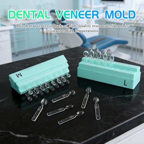 32Pcs Dental Composite Resin Mold Veneer Mould Kit Anterior Mould Teeth