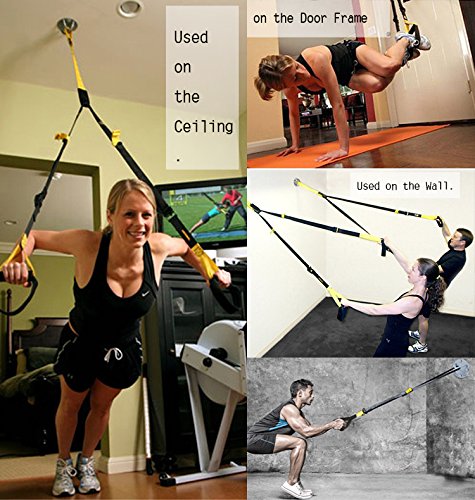 Wall Ceiling Mount Bracket for Gym & Home Suspension Straps Anchor for Olympic Rings Fitness Training Yoga Swing Battle Ropes Resistance Band & Boxing Equipment - BeesActive Australia