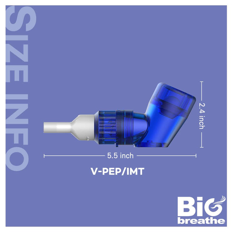 Bigbreathe V-PEP/IMT | Three-Mode Respiratory Muscle Strengthening Device, Breathing Rehabilitation, Smooth Mucus Removal Vibrating Lung, Easy to Use and Clean - BeesActive Australia