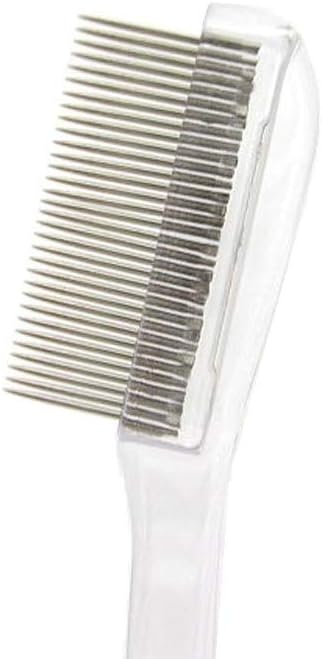 FMK-700(C) Standard Metal 32-PIN Mascara Comb (Bi-Fold Type) (Clear) -  Australia