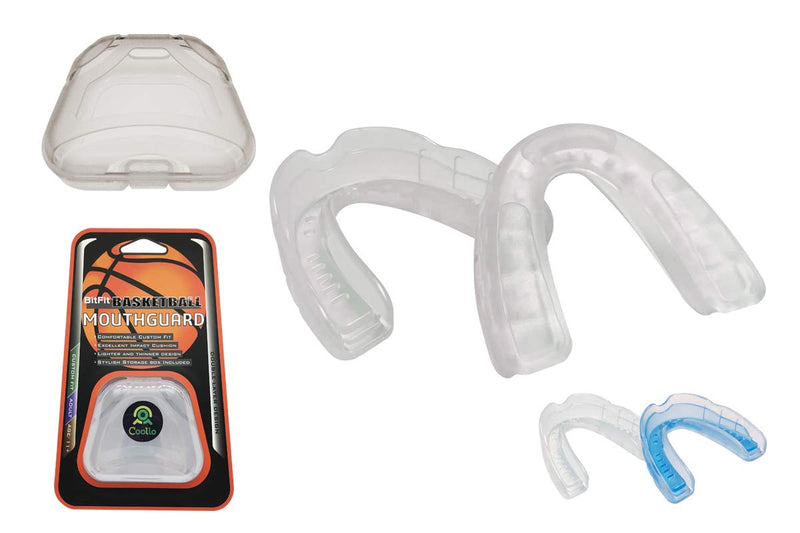 Boil and Bite Mouth Guard BB Custom Fit Sport Mouthpiece for Basketball, Karate, Martial Arts, Wrestling, MMA (Free Case Included!) -Adult Size (Adult -Ages 11 & Above, All Trans.) Adult -Ages 11 & Above Trans.