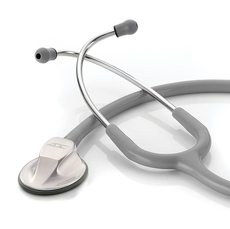 ADC Adscope 615 Clinician Stethoscope, Oversized Chestpiece, AFD Tunable Gray