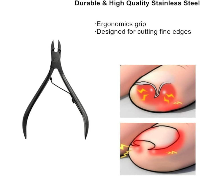 36 in 1 Professional Pedicure Kit, Foot File, Foot Rasp and Callus Remover Black