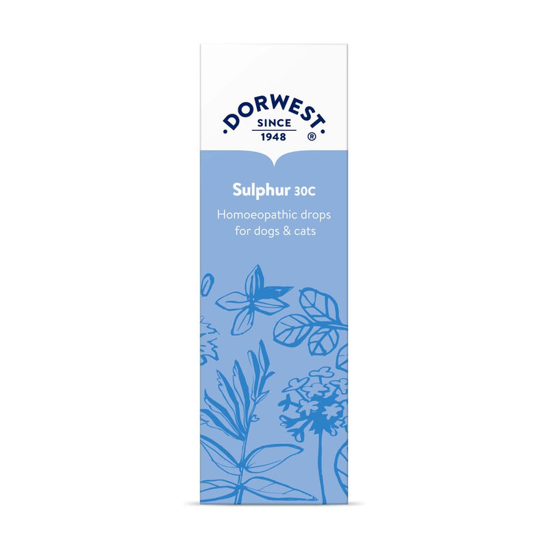 Dorwest Herbs Sulphur 30C Homoeopathic Liquid Remedy for Dogs & Cats - 15ml