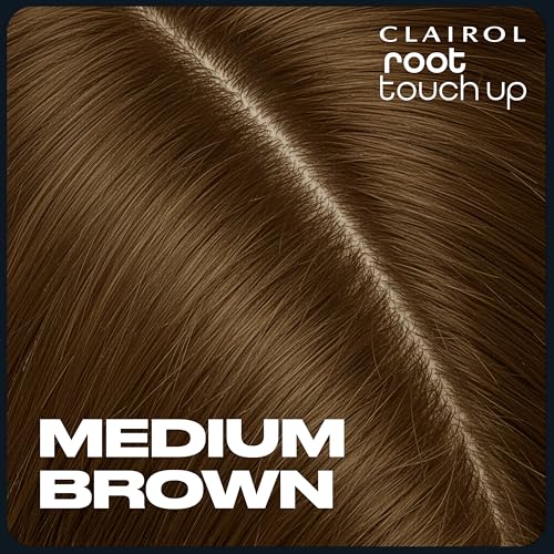Clairol Root Touch-Up Temporary Concealing Powder, Medium Brown, Pack of 3 0.07 Ounce (Pack of 3)