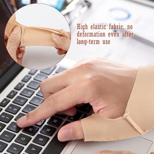 2Pcs Thumb Brace, Elastic Thumb Support Brace Thumb Compression,Thumb Support for Joint Pain Tendonitis Sprain