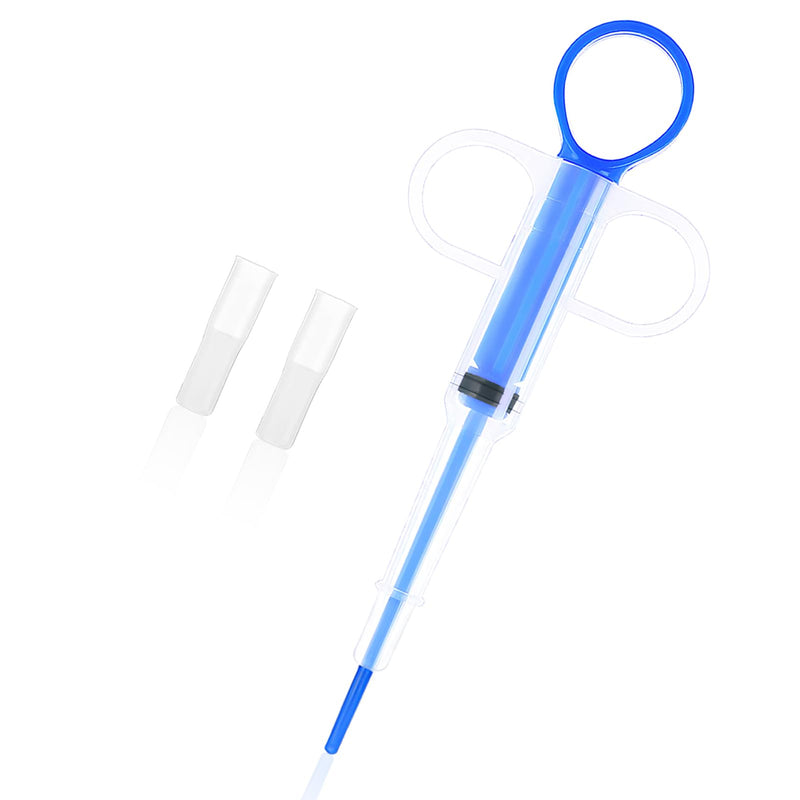 Tablet Feeder, Tablet Dispenser Cat Medication Feeder Syringe, Easy Administration for Cats and Small Dogs, Protects Teeth and Gums, Bleu - BeesActive Australia