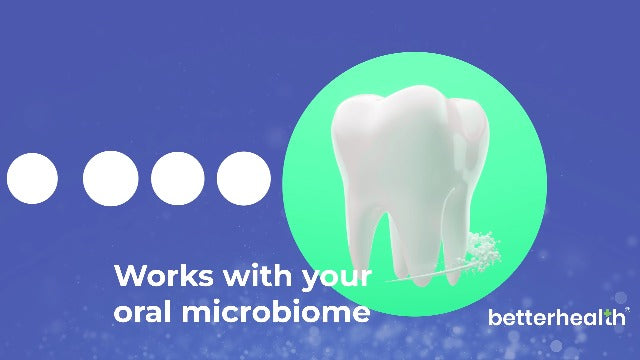 Oral Probiotics for Teeth and Gums, Pre + Probiotic with Zinc, Inulin & Xylitol, Vegan & Non-GMO Chewable Bad Breath Treatment for Adults, Supports Gum & Dental Health, 60 Tablets