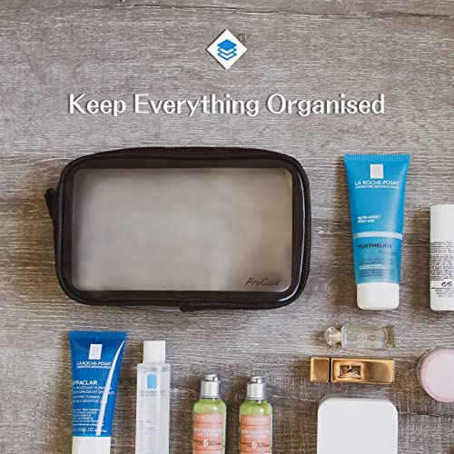 ProCase Travel Toiletry Bag Pouch Bundle with Electric Toothbrush Travel Case