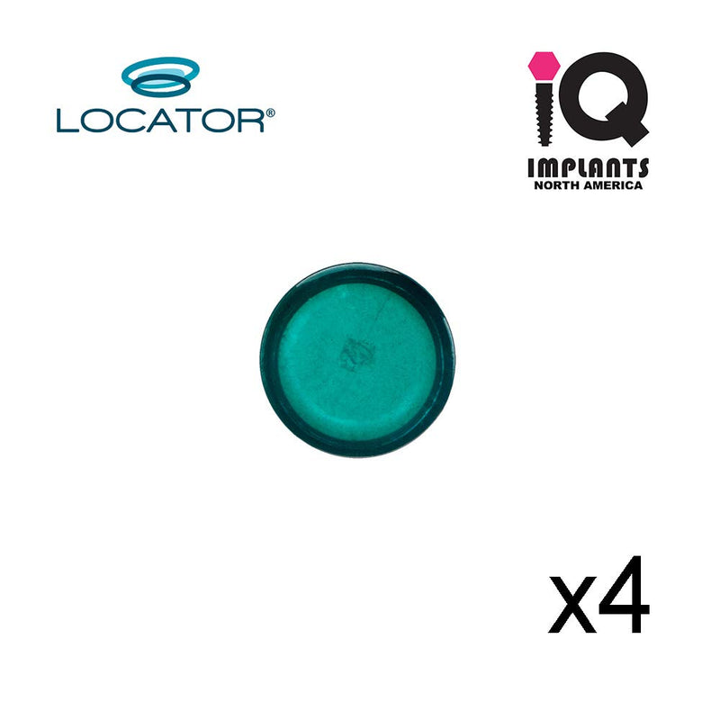 Locator Original Genuine Replacement Male Inserts Caps, Extended Range, Green 3-4 lbs (4 Pack)