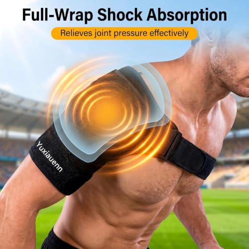 Shoulder compression sleeve,Shoulder Brace,Shoulder support,Wrist Braces,arm sling style shoulder fixator,adjustable for both left and right arms men and women(Shoulder Brace+Wrist Braces)