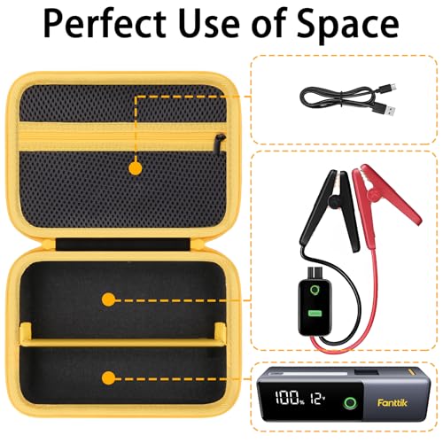 Aenllosi Hard Case for Fanttik Flip G10+Potent T10 Jump Starter