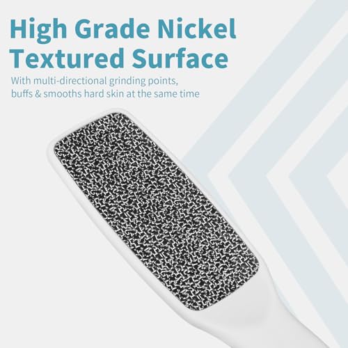 Fu Store Hard Skin Remover Foot File Foot Callus Remover Foot Scrubber White