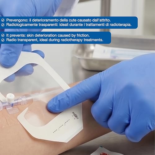 3M Health Care 1624W Tegaderm Film Dressing, Frame Style, 2.75" Length x 2.375" Width, Transparent (Pack of 100)