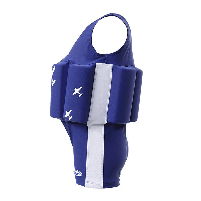 Baby Kids One-Piece Swimsuit with UPF 50+ Sun Protection for Beach, Pool & Summer Play for Boys Girls 6-7 Years Blue - BeesActive Australia