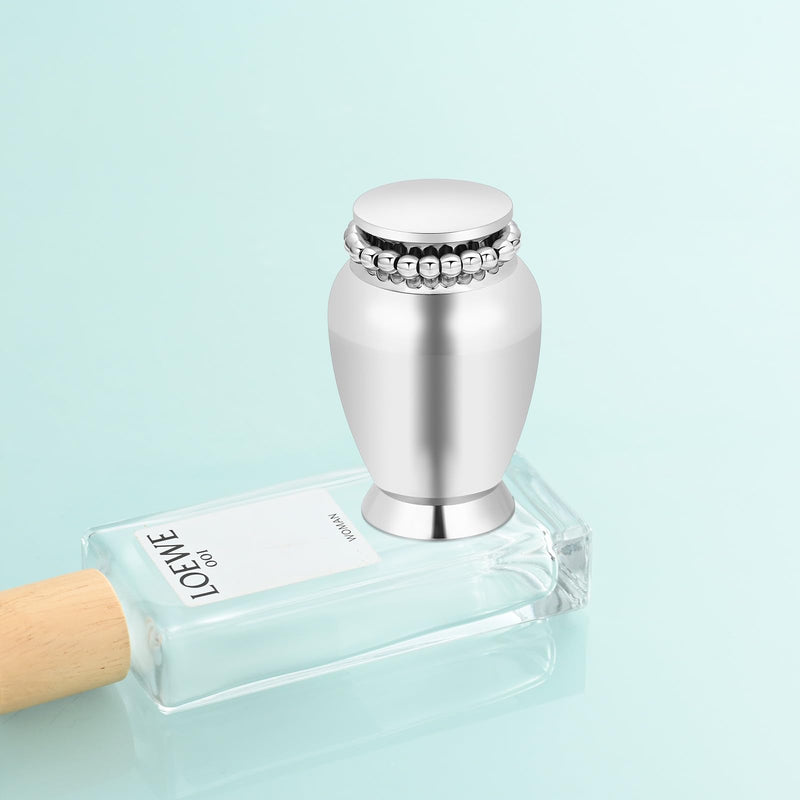 Small Urns for Human Ashes Keepsake Cremation Urn for Human Ashes with Wings Charm Mini Personal Funeral Urn for Pet (Silver Small Wings) Silver Small Wings - BeesActive Australia
