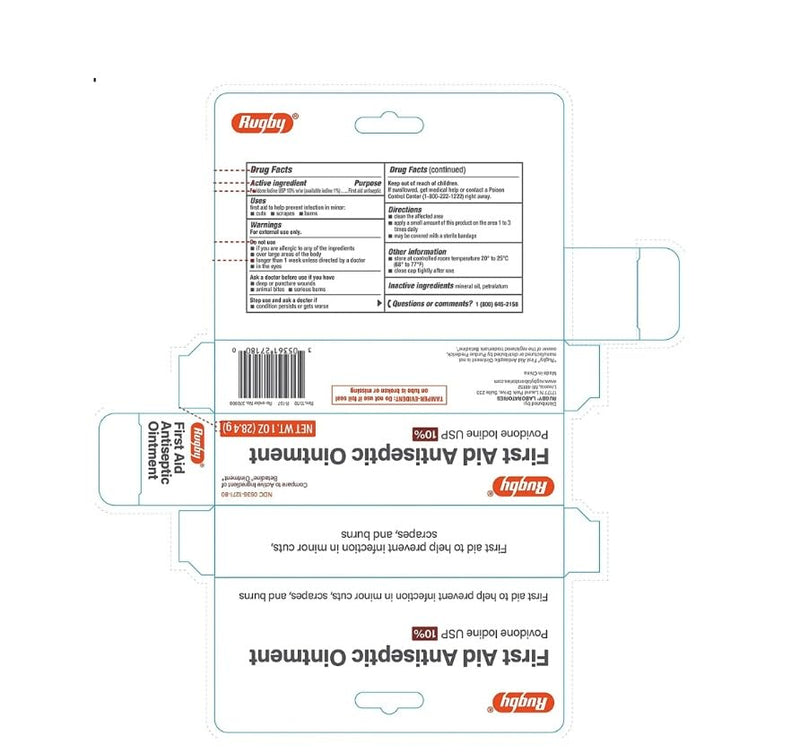 Major Pharmaceuticals Povidine Iodine USP First Aid Ointment for Cuts, Scrapes and Burns, 3 Count