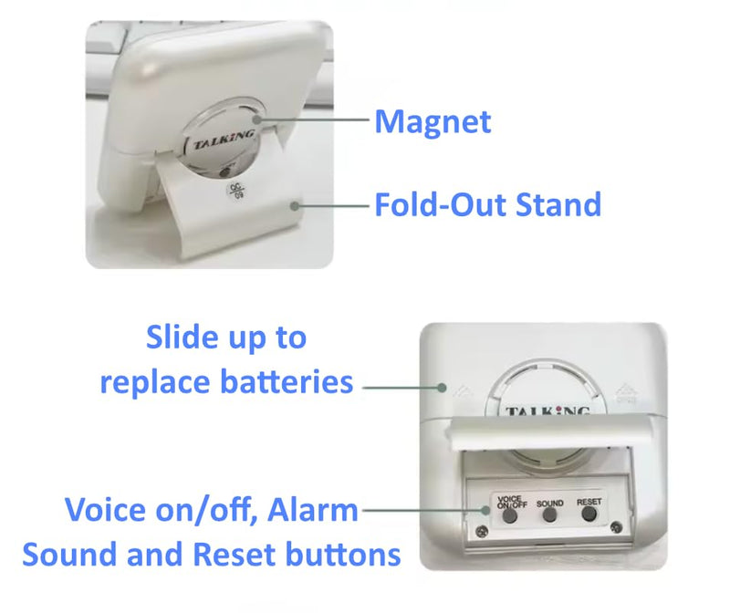 Talking Timer for Kids, Visual Timer for Kids Alternative, & Digital Clock Voice Countdown Announcements Every Hour/10 Min/1 Min | Cooking, Adults, Workouts, Classroom, lab, ADHD, Time Management - BeesActive Australia
