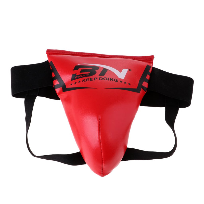 SM SunniMix Safety Groin for Kids Adult, Boxing Cup -Fitting, MMA BBJ Grappling for Men Youth Red S Kids