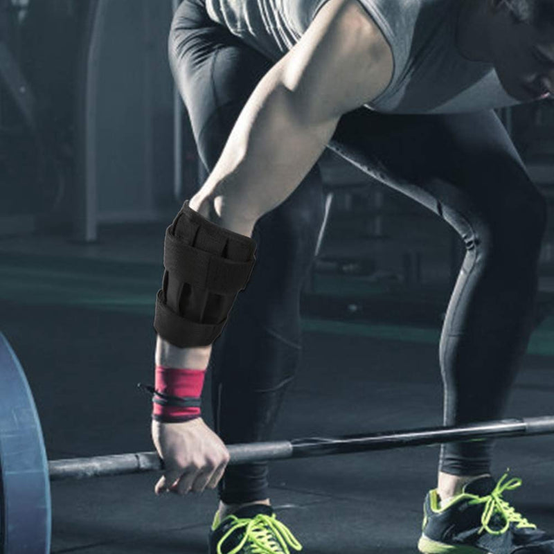 Weighted Wrist and Ankle Bands, 1 Pair Adjustable Ankle Wrist Weight Straps, Leg Arm Hand Cuff Weights with Empty Pocket for Steel Plates(Not Included) Maximum 11lbs, Training - BeesActive Australia