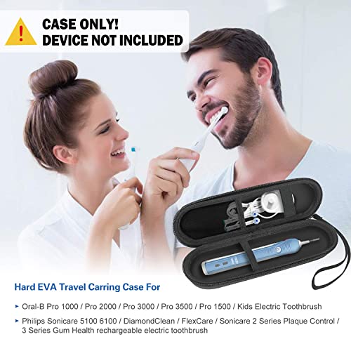 ProCase Toothbrush Travel Case Bundle with Electric Toothbrush Hard Travel Case