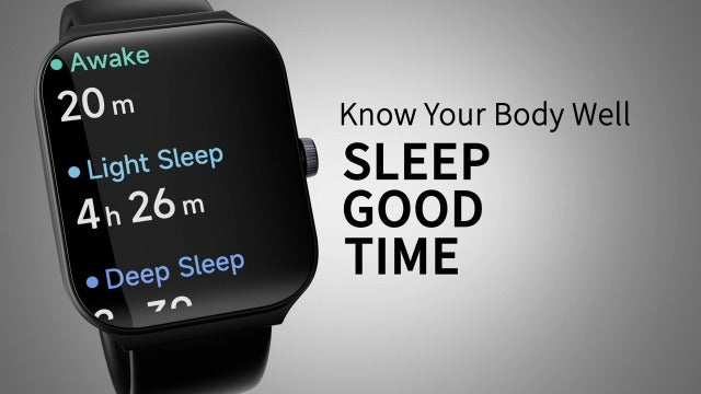 1.95" Smart Watch for Men Women with ALEXA, Fitness Watch for Android iOS Black