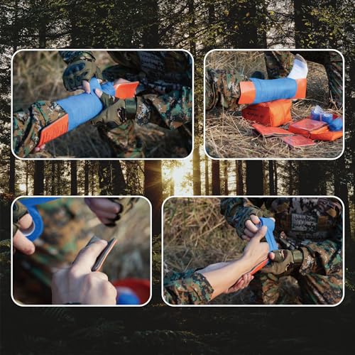 First Aid Splint, 36" Aluminum Waterproof Emergency Splint Kit 2 Pack
