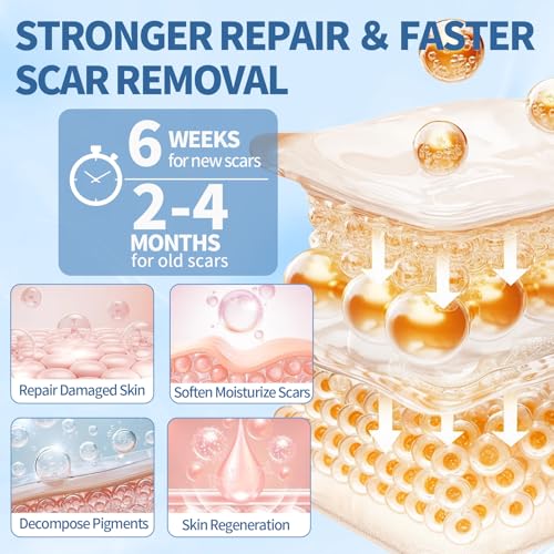 DRMITSUI Silicone Scar Gel for Old and New Scars, Scar Treatment for Acne Surgical Burn and Stretch Marks, Medical Grade Silicone Scar Gel, Fast Absorbing, 20g 0.71oz (Pack of 2) Pack of 2