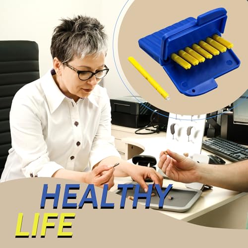 (80-Pcs) Starkey Hear Clear Hearing Aids Wax Guards Filters.Starkey Hearing Aid Supplies Cleaning Kit Accessories,Ear Replacement Parts Cleaning Tool(10 Pack) 10 Packs/80 Filters Yellow