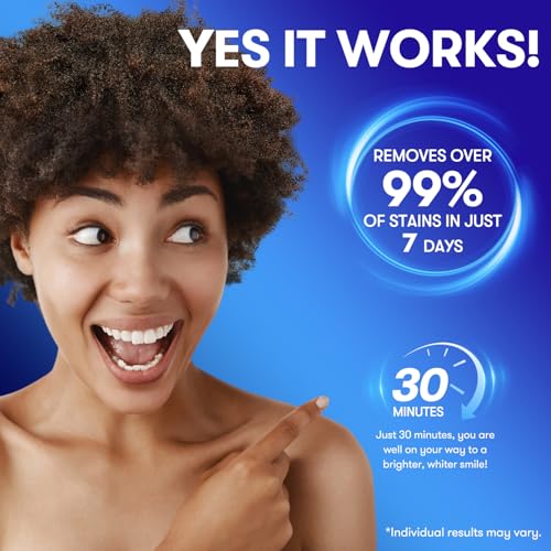 MySmile Teeth Whitening Strips, Hydroxyapatite-Infuse White Strips, Non-Sensitive Teeth Whitening with Soothing Natural Ingredients, Enamel-Safe, Residue-Free, Non-Slip, 21 Treatments Kit 42 Count (Pack of 1)