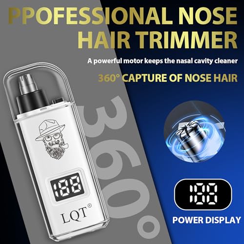 Hair Clippers for Men with LED Display, 4-in-1 Cordless Grooming Kit with Beard Trimmer, Foil Shaver & Nose Trimmer, Rechargeable Electric Hair Clipper Set for Home Barber, Personal Care & Gift