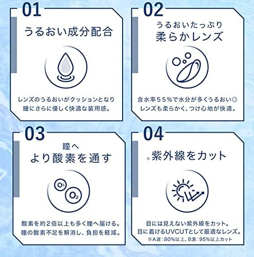 Contact Lenses 1day Contact 1day [High Water Content] TeAmo 1 box 14.0mm 1DAY TeAmo Clear [30 pieces per box]_-2.75 - BeesActive Australia