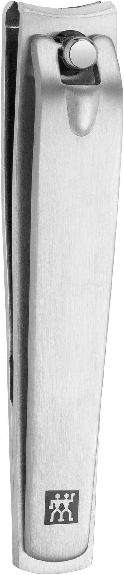ZWILLING Nail Clipper (for fingernails and toenails, strong leverage, slightly curved cutting edge, hypoallergenic), Premium, Silver, 3.5 inch