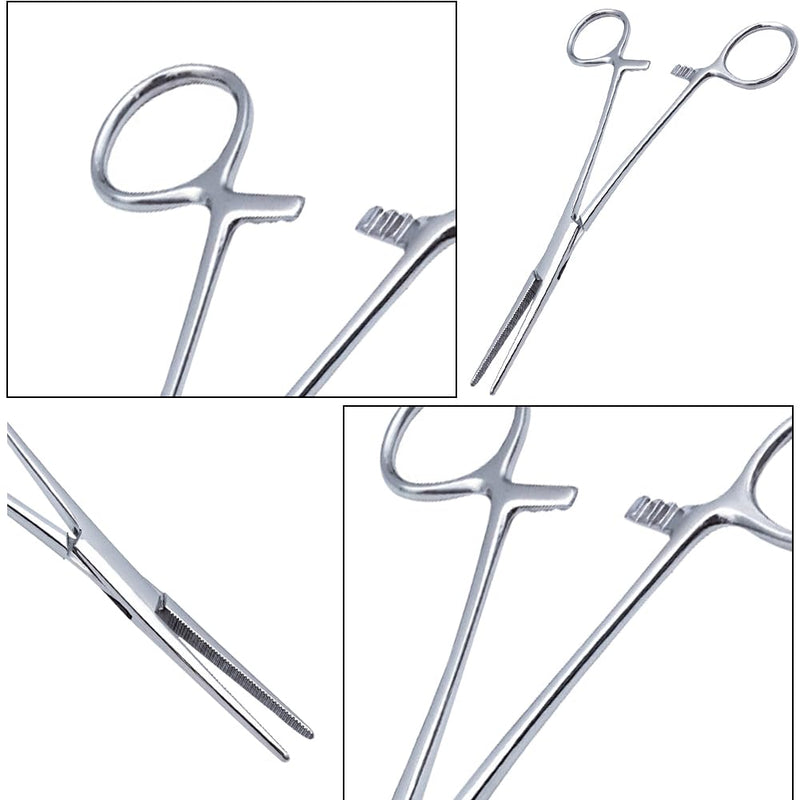 Pet Ear Hair Tweezers, Stainless Steel Hemostat, Pet Tweezers for Dogs and Cats, Hemostat, Veterinary Forceps, Pet Puller Tweezers, Straight End Clamp, Pet Puller Tweezers - BeesActive Australia