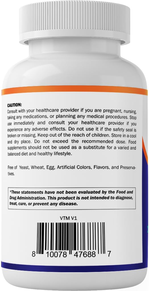 Vitamatic Vitamin B12 1000 mcg Fast Dissolve – 60 Tablets – Natural Berry Flavor – Supports Energy Metabolism & Nervous System Health 60 Count (Pack of 1)