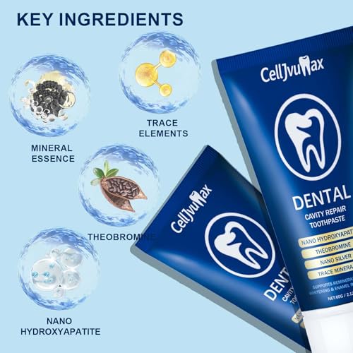 Enamel Repair Toothpaste for Cavity Protection, Transparent Gel to Strengthen Teeth and Support Gum Health, Daily Dental Care for Oral Hygiene (02) 2