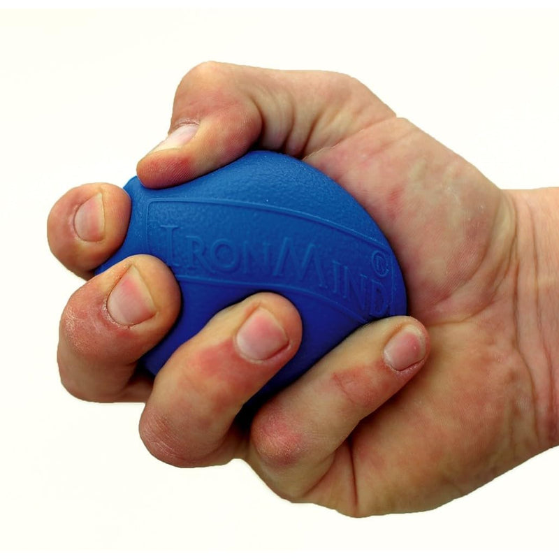 Blue IronMind EGG (firm): Put This Potent Hand Strengthening, Stress Reduction and Active Rest Tool in the Palm of Your Hand