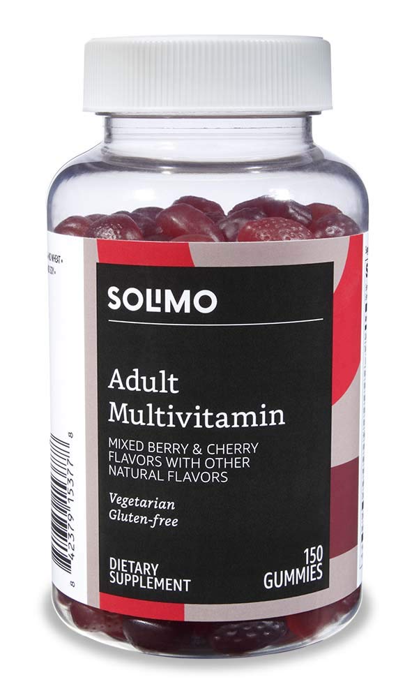 Amazon Basics Adult Multivitamin (150 Gummies) and Prebiotic & Probiotic Gummies (50 Gummies)