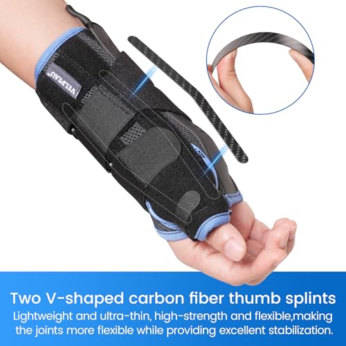Velpeau Carpal Tunnel Wrist Brace with Thumb Support for Women & Men, S Left Hands Small (Pack of 1)