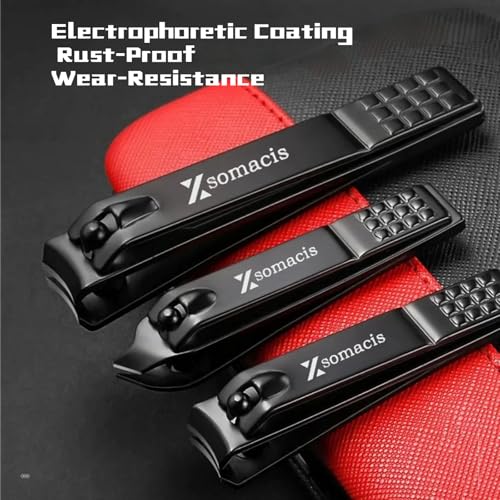Nail Clippers Set Fingernail and Toenail Clipper Cutters, Manicure Pedicure Kit 11pcs Grooming Kits, Nail Care Tools with Portable Travel Case Present for Man Woman Husband Boyfriend Parent