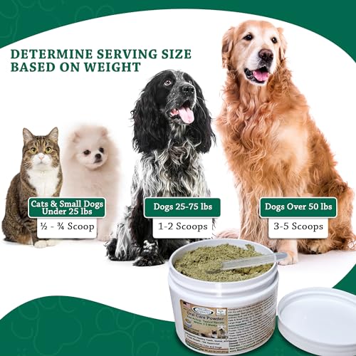 Dog or Cat Oral Care Powder – Tartar and Plaque Remover, Pet Dental Cleaning Powder for Oral Hygiene and Fresh Breath, Teeth Cleaner – 900 Servings, Large Size - 127g 4.5 Ounce (Pack of 1)
