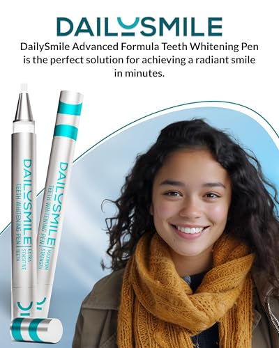 Advanced Formula Teeth Whitening Pen, Strong Teeth Whitening Gel, Gentle Tooth Whitening Pen, Teeth Whitening for Sensitive Teeth, Daily Teeth Stain Remover, Instant White Smile-4PK