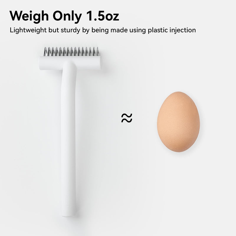 aumuca Cat Brush for Long Haired Cats, Dog Brush for Shedding Grooming Small Medium Dogs, Deshedding Dog Brush Dematting Comb for dogs Remove Loose and Matted Fur, Pet Grooming Undercoat Rake, White - BeesActive Australia