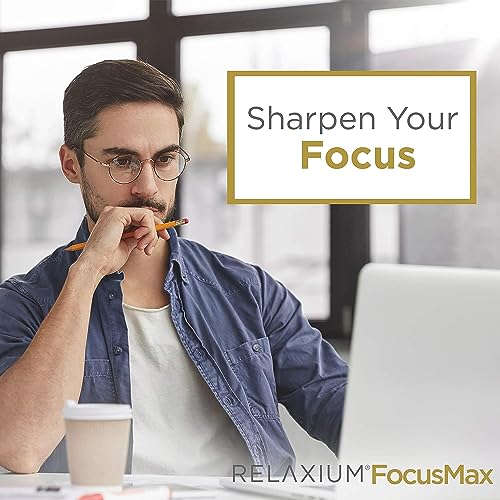 Relaxium FocusMax, Brain & Focus Health Supplement, Mental Clarity Support, Proven Concentration, Focus, Memory, & Nootropics Booster, USA-Manufactured, 30 Vegan Capsules (Pack of 3) 30 Count (Pack of 3)