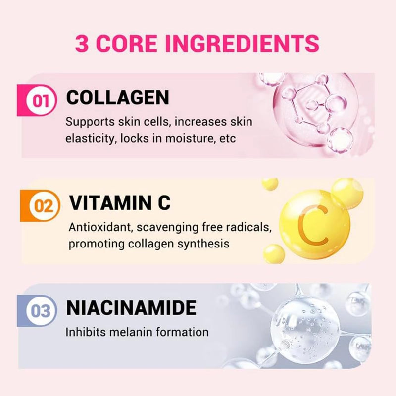 Vitamin C Effervescent Tablets with Collagen, Potent Immune Support VIT C with Collagen Supplement, Antioxidants Skin Radiance, Dissolvable Vitamin C 40 Tablets (Pack of 2), Sweet Orange Flavor 40 Count (Pack of 2)